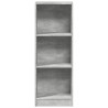 Regał, szarość betonu, 40x24x109 cm, materiał drewnopochodny