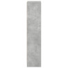 Regał, szarość betonu, 40x24x109 cm, materiał drewnopochodny