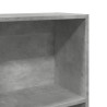 Regał, szarość betonu, 40x24x109 cm, materiał drewnopochodny