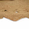 Dywany pokojowe naturalny 100 x 152 cm Juta