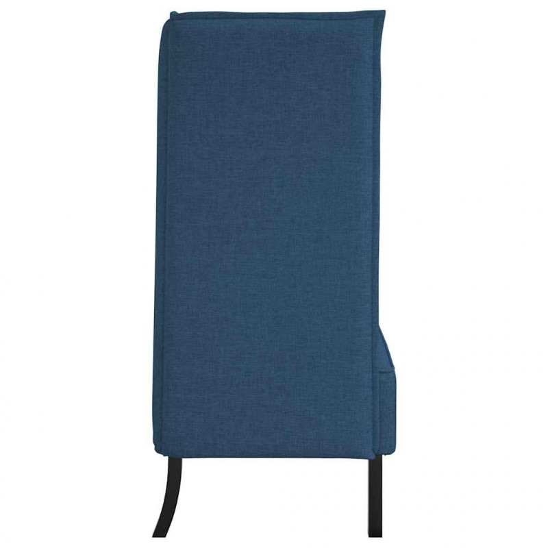 Sofa z wysokim oparciem 101cm Niebieski tkanina