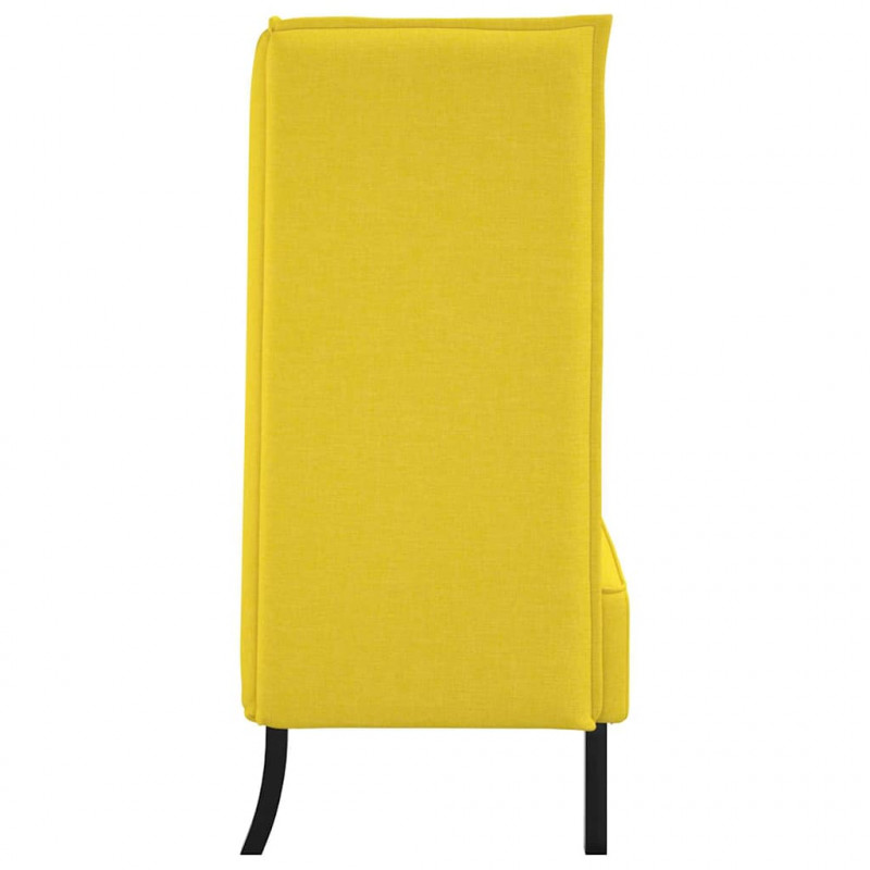 Sofa z wysokim oparciem 101cm Jasny zółty tkanina