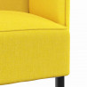 Sofa z wysokim oparciem 101cm Jasny zółty tkanina