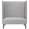 Sofa z wysokim oparciem Szary chmura 109 x 56 x 121 cm tkanina