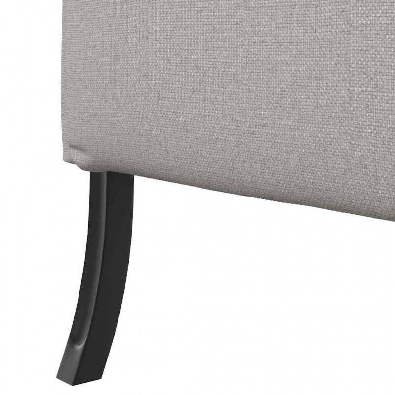 Sofa z wysokim oparciem Szary chmura 109 x 56 x 121 cm tkanina