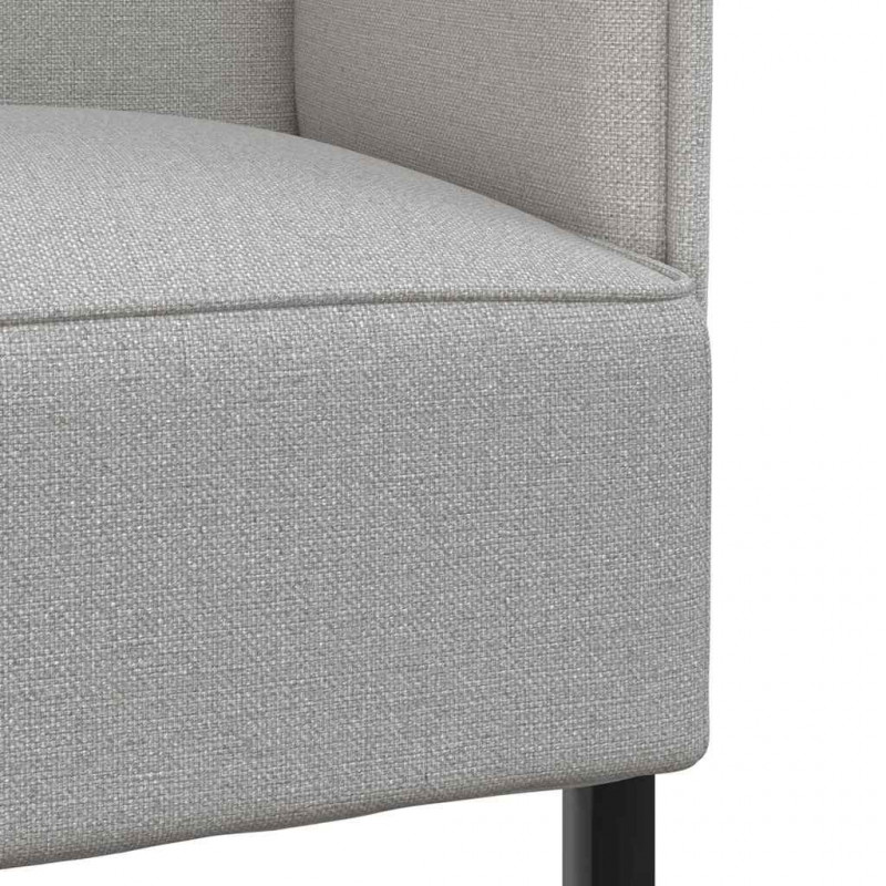 Sofa z wysokim oparciem Szary chmura 109 x 56 x 121 cm tkanina