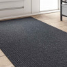 Chodnik dywanowy Szary 80 x 300 cm tkanina