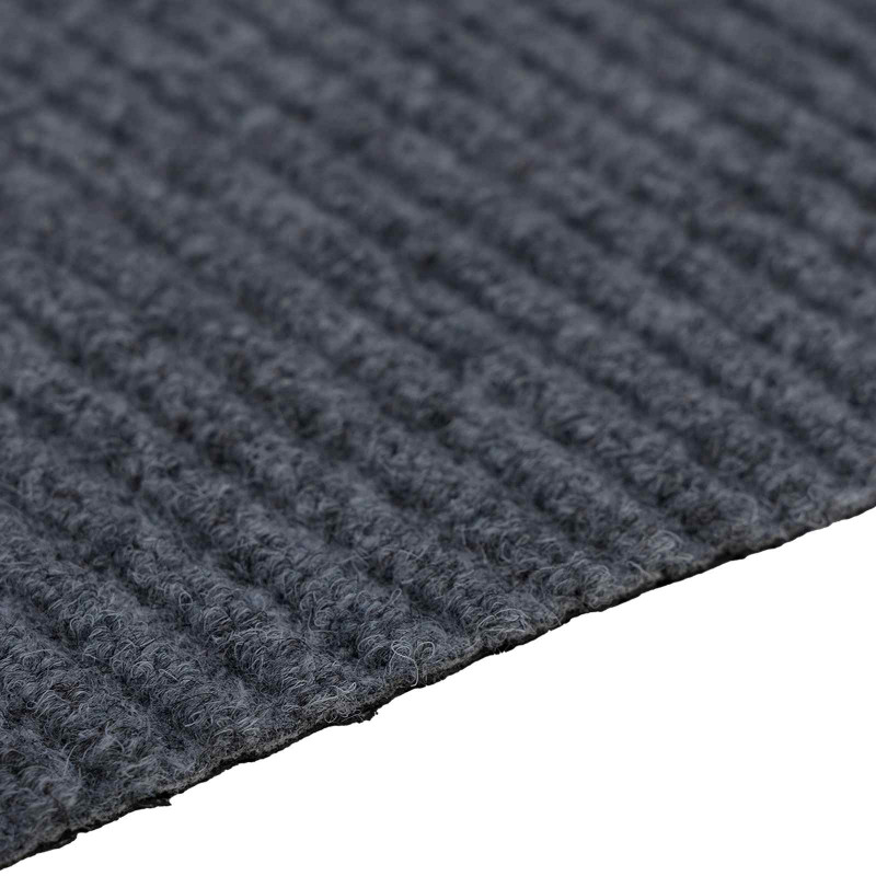 Chodnik dywanowy Szary 80 x 300 cm tkanina