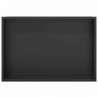 Nisza prysznicowa Czarny 45 x 30 x 9,5 cm Stal nierdzewna
