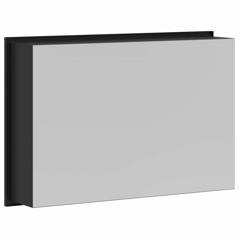 Nisza prysznicowa Czarny 45 x 30 x 9,5 cm Stal nierdzewna