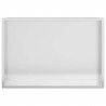 Nisza prysznicowa Srebrny 45 x 30 x 9,5 cm Stal nierdzewna