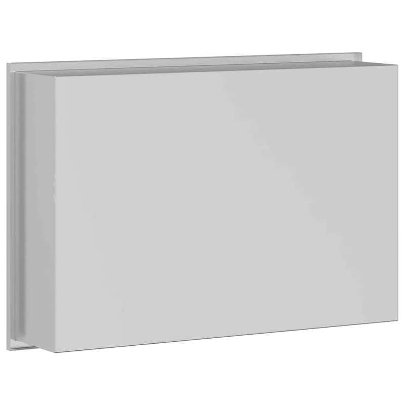 Nisza prysznicowa Srebrny 45 x 30 x 9,5 cm Stal nierdzewna