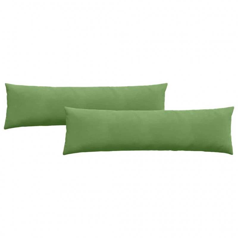 Poduszki na sofę 2 pcs jasnozielony 145 x 40 cm
