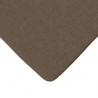 Poduszki na siedziska 4 pcs Brązowy 40 x 40 x 3 cm tkanina