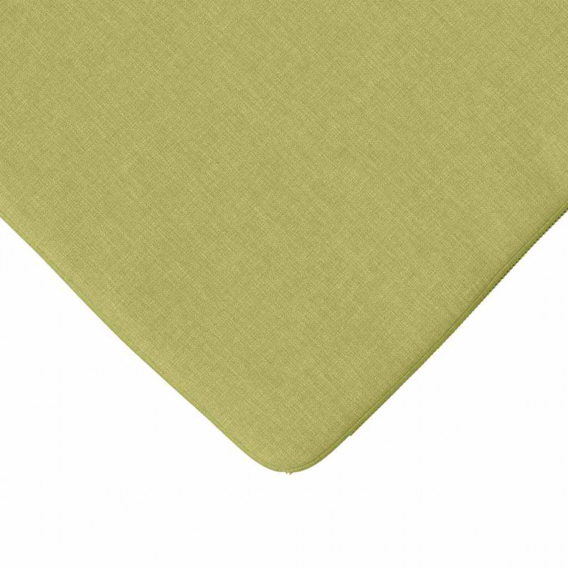 Poduszki na siedziska 4 pcs Jasnozielony 40 x 40 x 3 cm tkanina