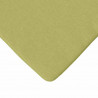 Poduszki na siedziska 4 pcs Jasnozielony 40 x 40 x 3 cm tkanina