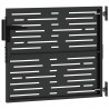 Brama ogrodowa Czarny 85 x 100 cm Stal Malowana Proszkowo