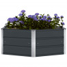 Donica Antracyt 129 x 129 x 45 cm Stal
