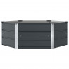 Donica Antracyt 129 x 129 x 45 cm Stal