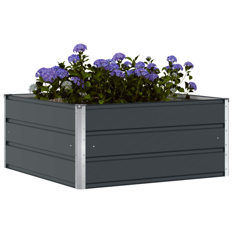 Donica Antracyt 100 x 100 x 45 cm Stal