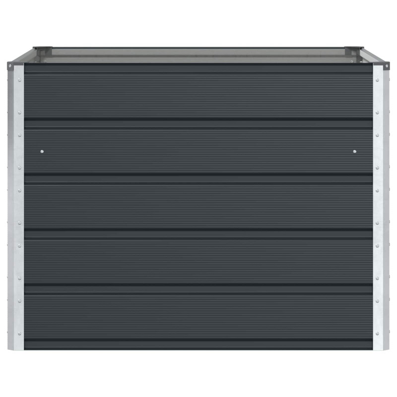 Donica Antracyt 100 x 100 x 75 cm Stal