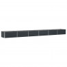 Donica Antracyt 600 x 80 x 45 cm Stal