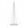 Choinka świąteczna LED z podstawą Chłodna biel 500 cm Metal