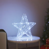 3D Gwiazda z 50 diodami LED Zimna biel 55 x 53.5 x 10 cm Akryl