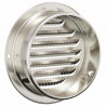 Pokrywy wentylacyjne 4 pcs Srebrny 125 mm Stal nierdzewna
