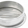 Pokrywy wentylacyjne 4 pcs Srebrny 150 mm Stal nierdzewna
