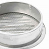 Pokrywy wentylacyjne 4 pcs Srebrny 200 mm Stal nierdzewna