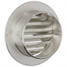 Pokrywy wentylacyjne 2 pcs Srebrny 80 mm Stal nierdzewna