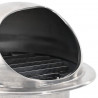 Pokrywy wentylacyjne 2 pcs Srebrny 80 mm Stal nierdzewna