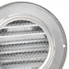 Pokrywy wentylacyjne 2 pcs Srebrny 80 mm Stal nierdzewna