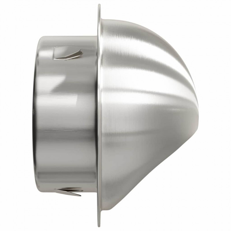 Pokrywy wentylacyjne 8 pcs Srebrny 100 mm Stal nierdzewna