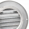 Pokrywy wentylacyjne 8 pcs Srebrny 100 mm Stal nierdzewna