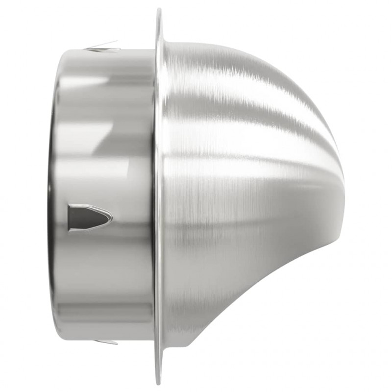 Pokrywy wentylacyjne 8 pcs Srebrny 150 mm Stal nierdzewna