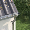 Osłona na liście rynny 2 pcs Srebrny 110 mm Stal nierdzewna