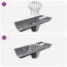 Osłona na liście rynny 2 pcs Srebrny 110 mm Stal nierdzewna