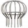 Osłona na liście rynny 8 pcs Srebrny 110 mm Stal nierdzewna