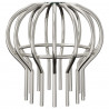 Osłona na liście rynny 8 pcs Srebrny 110 mm Stal nierdzewna
