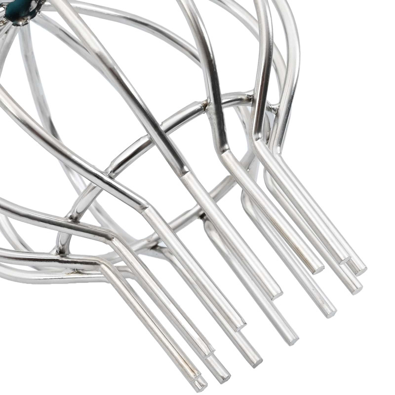 Osłona na liście rynny 8 pcs Srebrny 110 mm Stal nierdzewna