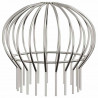Osłona na liście rynny 2 pcs Srebrny 160 mm Stal nierdzewna