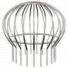 Osłona na liście rynny 2 pcs Srebrny 160 mm Stal nierdzewna