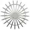 Osłona na liście rynny 2 pcs Srebrny 160 mm Stal nierdzewna