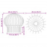 Osłona na liście rynny 2 pcs Srebrny 200 mm Stal nierdzewna