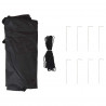 Namiot imprezowy rozkładany Pomarańczowy 195 x 195 x 245 cm