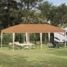 Namiot imprezowy rozkładany 575 x 290 x 245 cm Beżowy