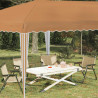 Namiot imprezowy rozkładany 575 x 290 x 245 cm Beżowy