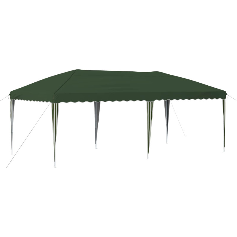Namiot imprezowy rozkładany 575 x 290 x 245 cm zielony